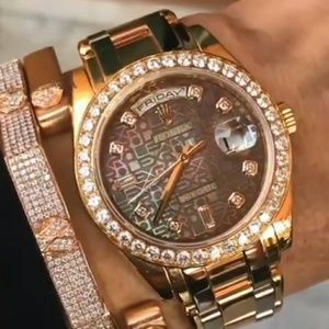 Golden watch